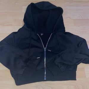 Shein cropped zip up